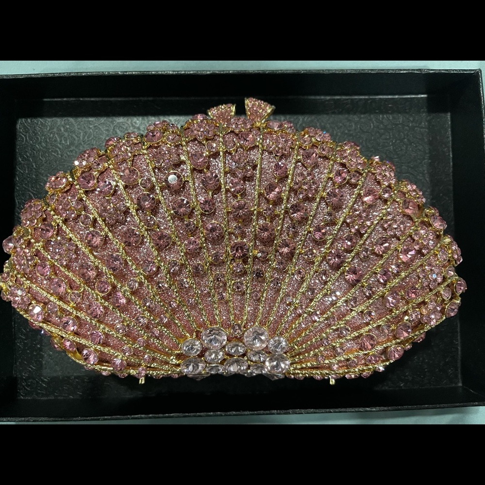 Rhinestone Gem Clutch